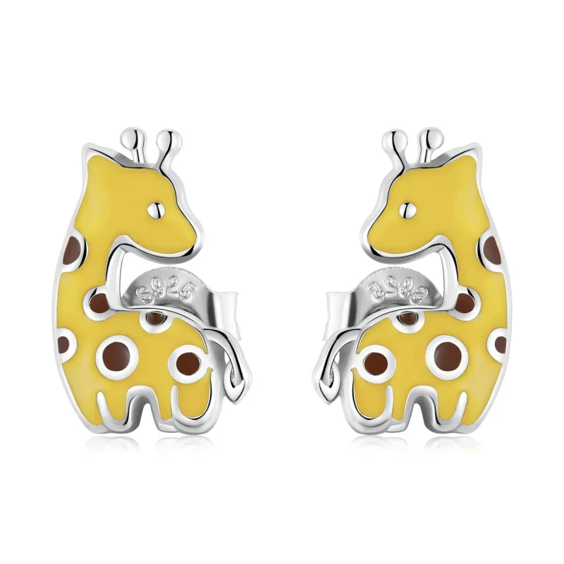 (image for) PANDORA Style Giraffe Stud Earrings - BSE586 - Product Image