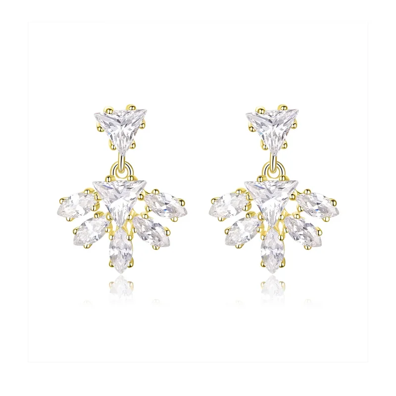(image for) PANDORA Style Golden Memories Stud Earrings - BSE226 - Product Image