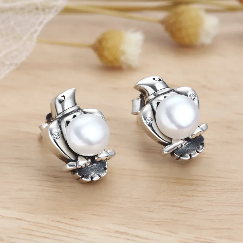 (image for) PANDORA Style Guardian of Light Stud Earrings - VSE098 - View 5
