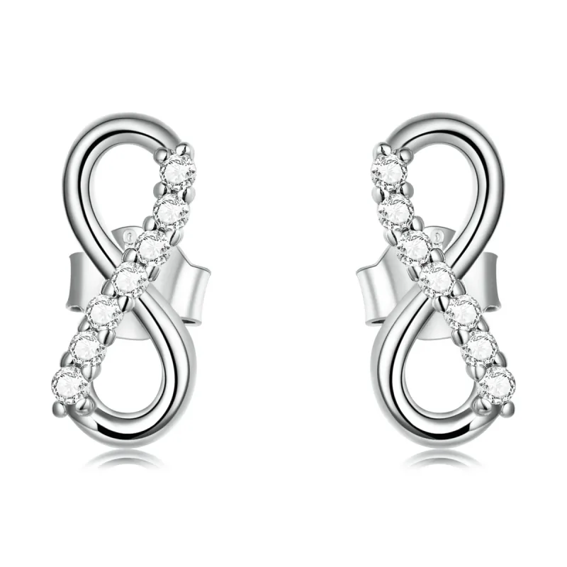 (image for) PANDORA Style Infinity Symbol - Shine Stud Earrings - BSE543 - Product Image