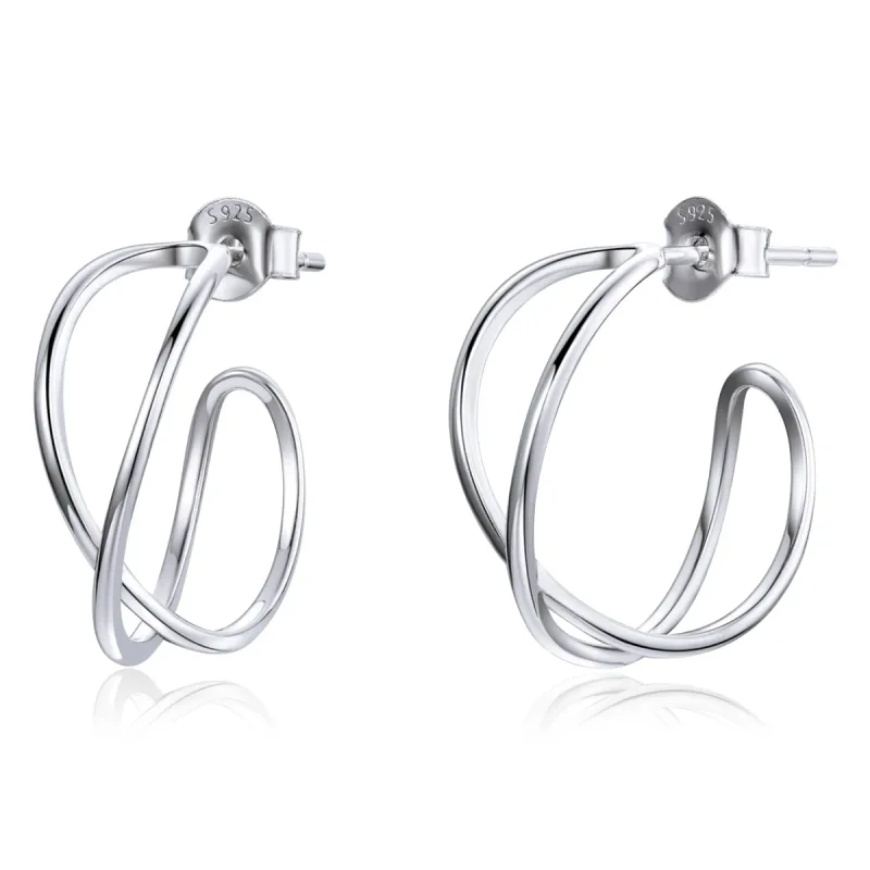 (image for) PANDORA Style Intertwined Love Stud Earrings - SCE1195 - Product Image