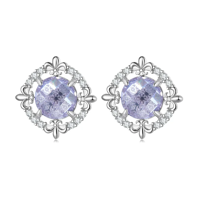 (image for) PANDORA Style Iris Stud Earrings - BSE667 - Product Image