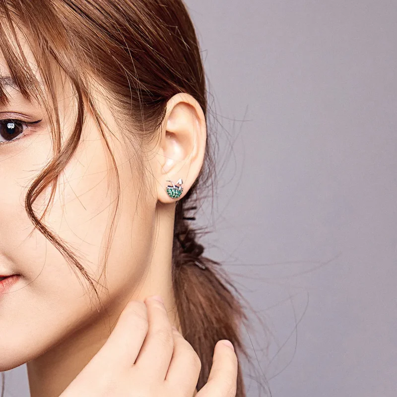 (image for) PANDORA Style Leisurely Coconut Stud Earrings - SCE908 - View 5