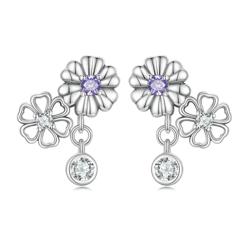 (image for) PANDORA Style Little Daisy Stud Earrings - SCE1514 - Product Image