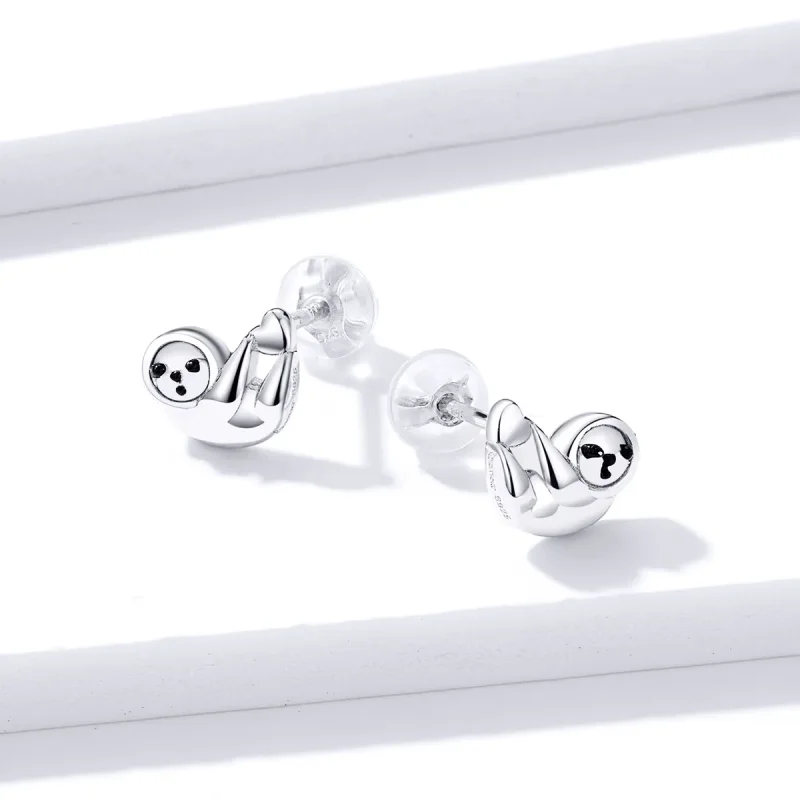 (image for) PANDORA Style Little Sloth Stud Earrings - BSE303 - View 2