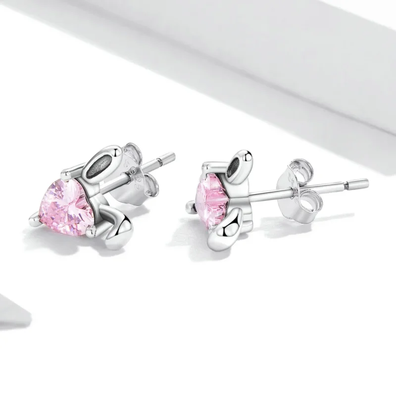 (image for) PANDORA Style Love Rabbit Ears Stud Earrings - SCE1365 - View 3