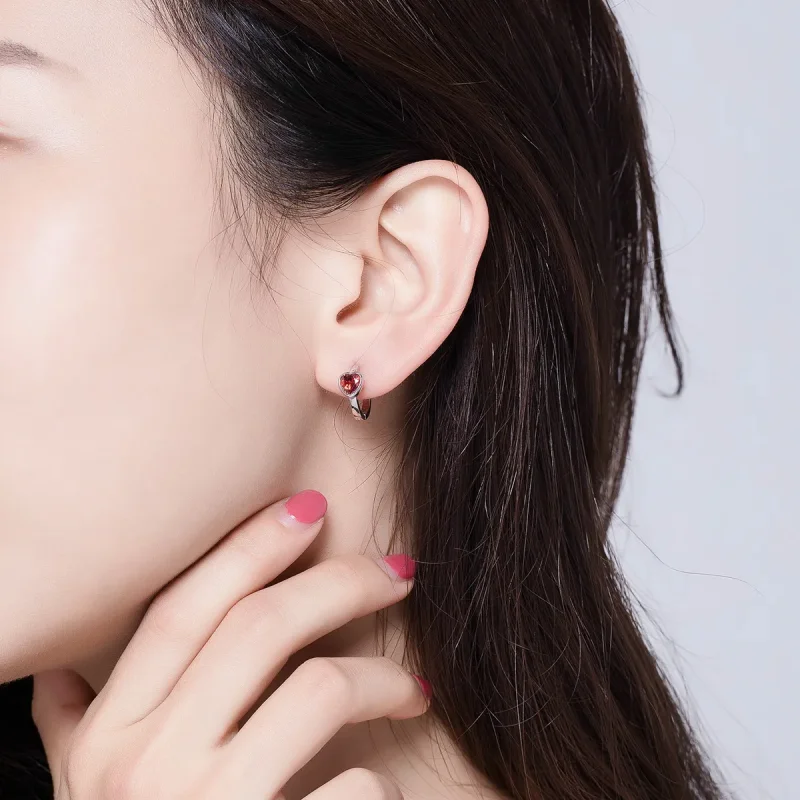 (image for) PANDORA Style Love You Stud Earrings - BSE084 - View 7