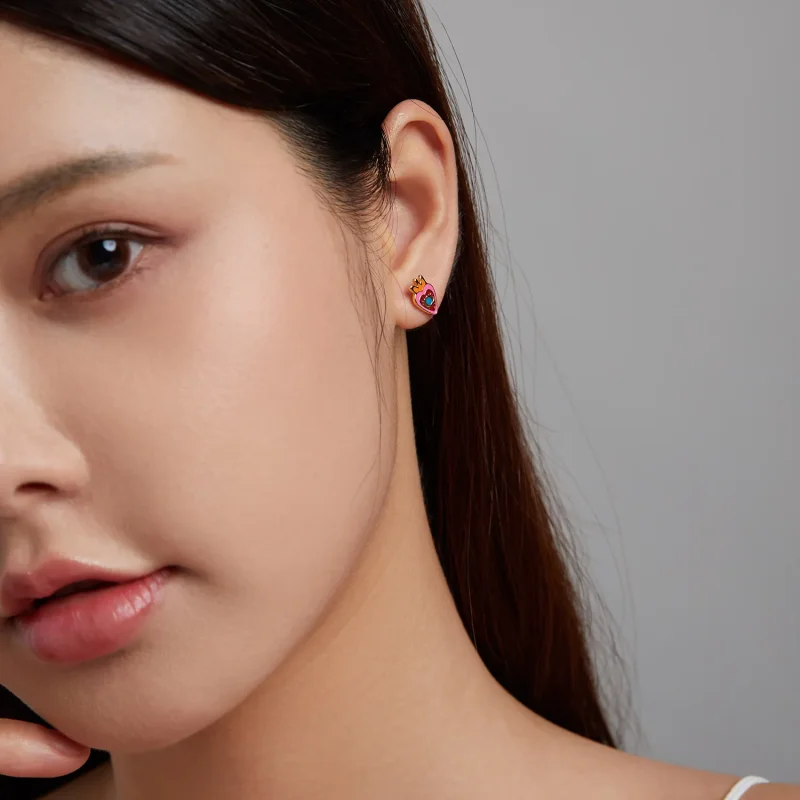 (image for) PANDORA Style Loving Eye Stud Earrings - SCE1232 - View 4