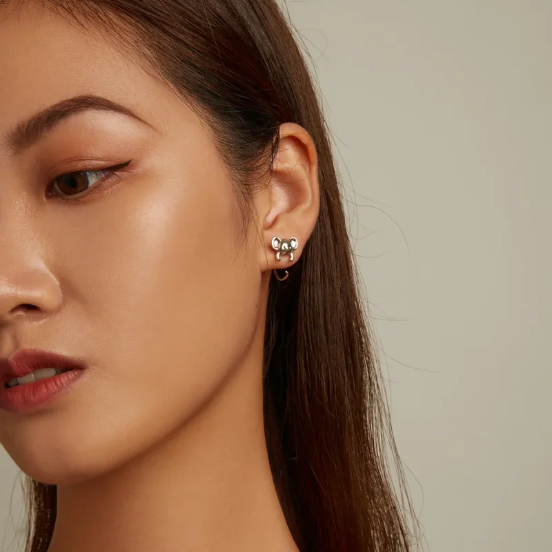 (image for) PANDORA Style Mini Koala Stud Earrings - BSE566 - View 6
