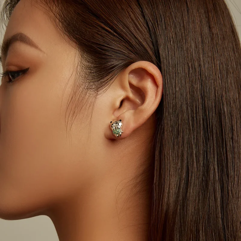 (image for) PANDORA Style Mini Panda Stud Earrings - SCE1370 - View 6