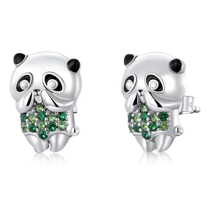 (image for) PANDORA Style Mini Panda Stud Earrings - SCE1370 - Product Image