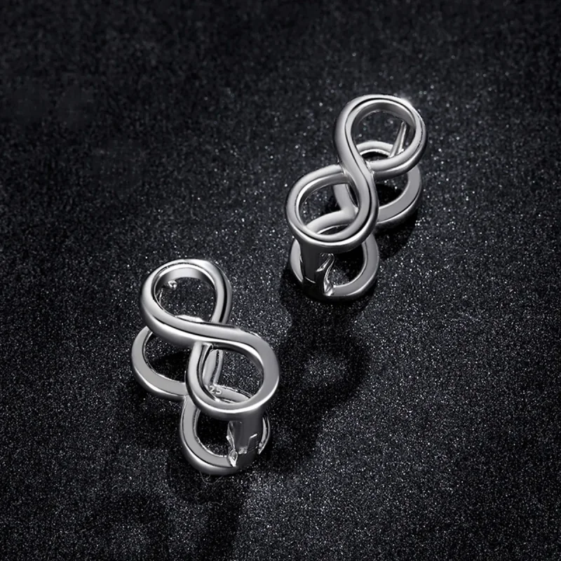 (image for) PANDORA Style Minimalism - Infinity Stud Earrings - BSE503 - View 5