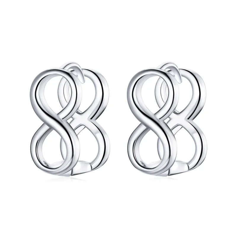 (image for) PANDORA Style Minimalism - Infinity Stud Earrings - BSE503 - Product Image