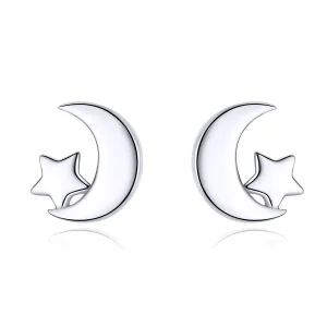 (image for) PANDORA Style Moon and Stars Stud Earrings - SCE726