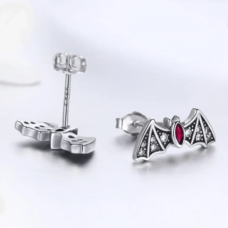 (image for) PANDORA Style Mystery Bat Stud Earrings - BSE004 - View 3
