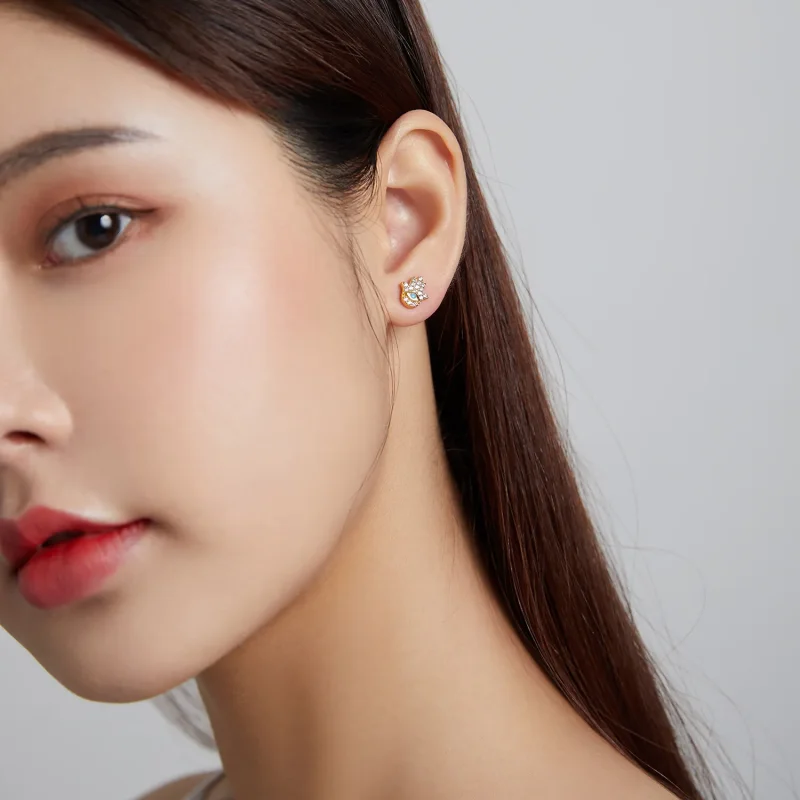 (image for) PANDORA Style Mystic Spain - Lucky Hands Stud Earrings - SCE1139 - View 6