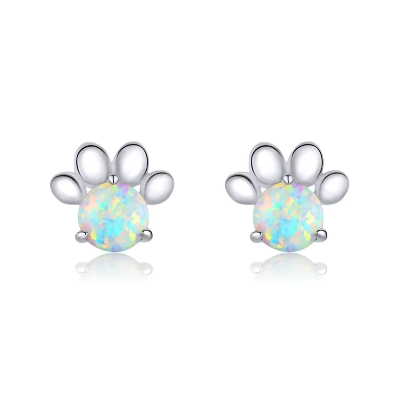 (image for) PANDORA Style Opal Pet Seal Stud Earrings - BSE346 - Product Image