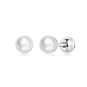 (image for) PANDORA Style Pearl Stud Earrings - BSE630-AS