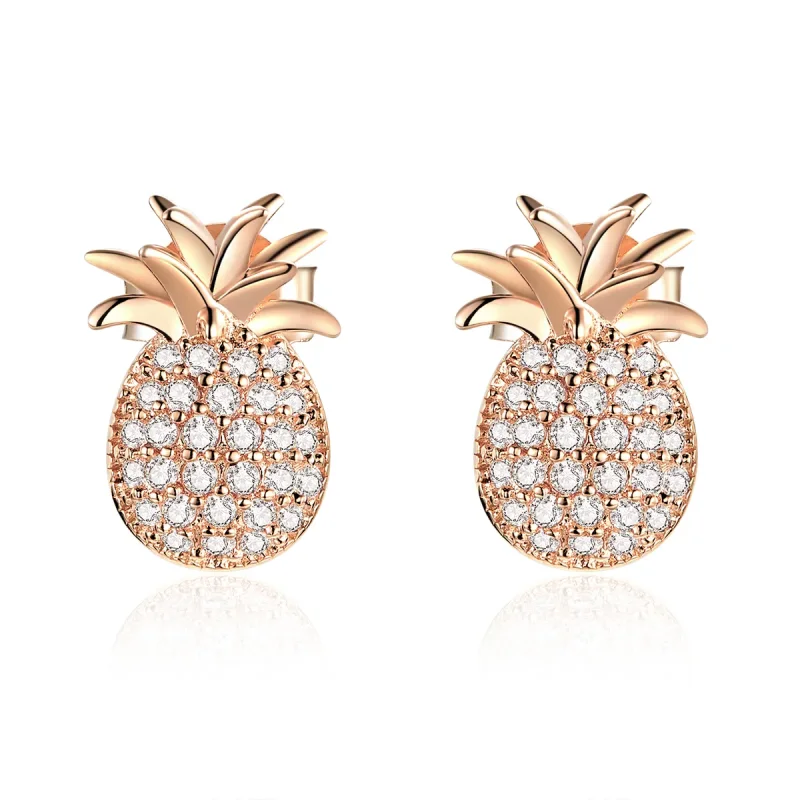 (image for) PANDORA Style Pineapple Stud Earrings - SCE803 - Product Image