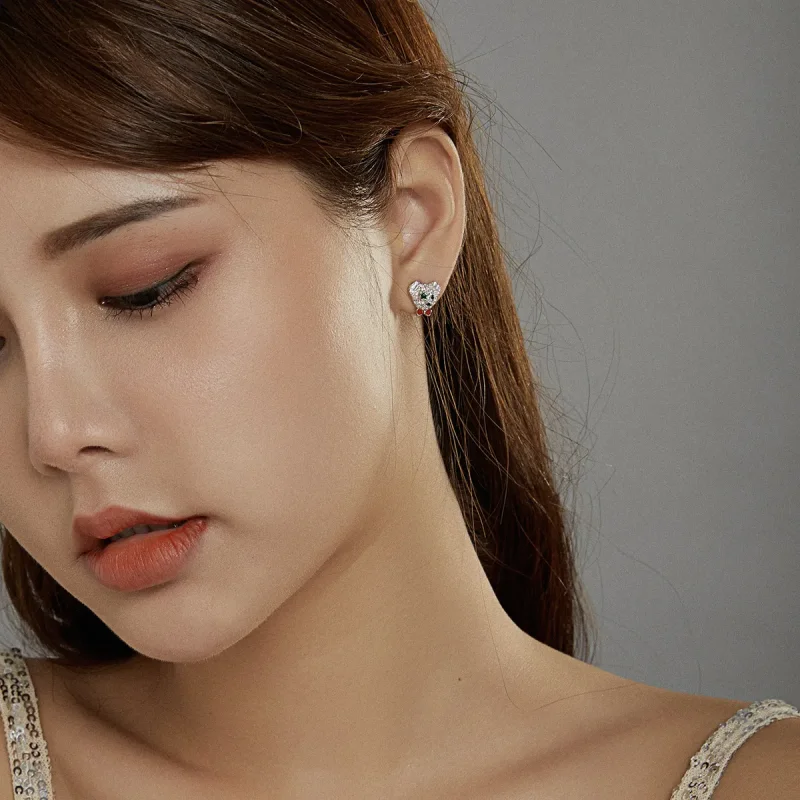 (image for) PANDORA Style Playful Bear Stud Earrings - BSE437 - View 8