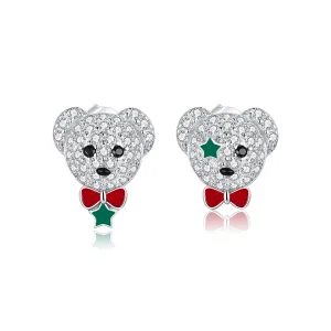 (image for) PANDORA Style Playful Bear Stud Earrings - BSE437