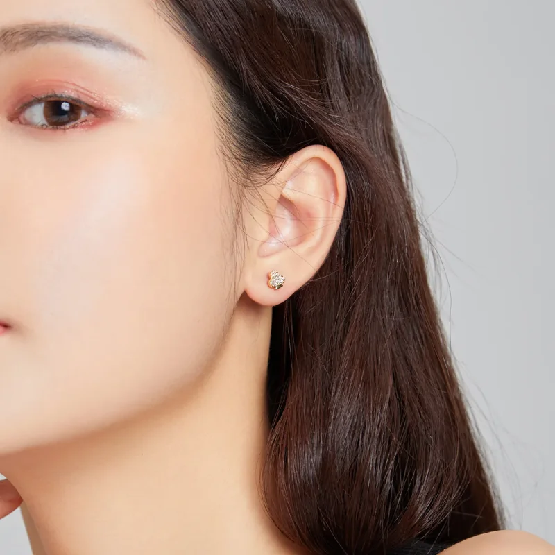 (image for) PANDORA Style Poker - Clubs Stud Earrings - SCE1053 - View 3