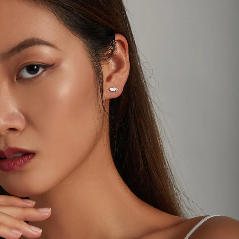 (image for) PANDORA Style Rainbow Clouds Stud Earrings - SCE1274 - View 5