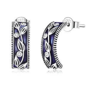 (image for) PANDORA Style Retro Pattern Stud Earrings - SCE1415