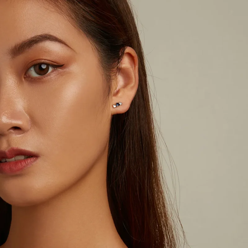 (image for) PANDORA Style Simple Love Stud Earrings - SCE1348 - View 6