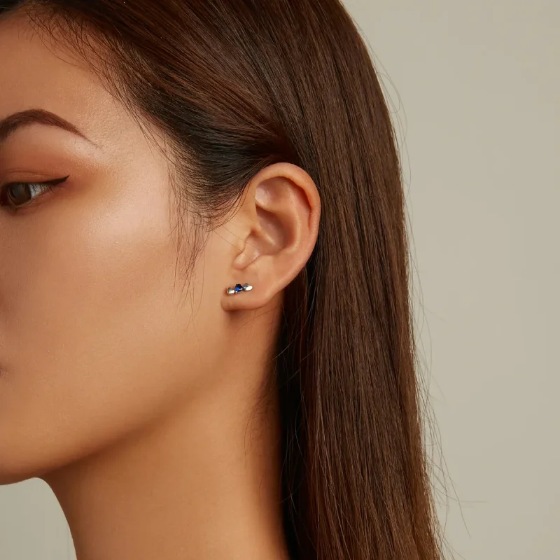 (image for) PANDORA Style Simple Love Stud Earrings - SCE1348 - View 7