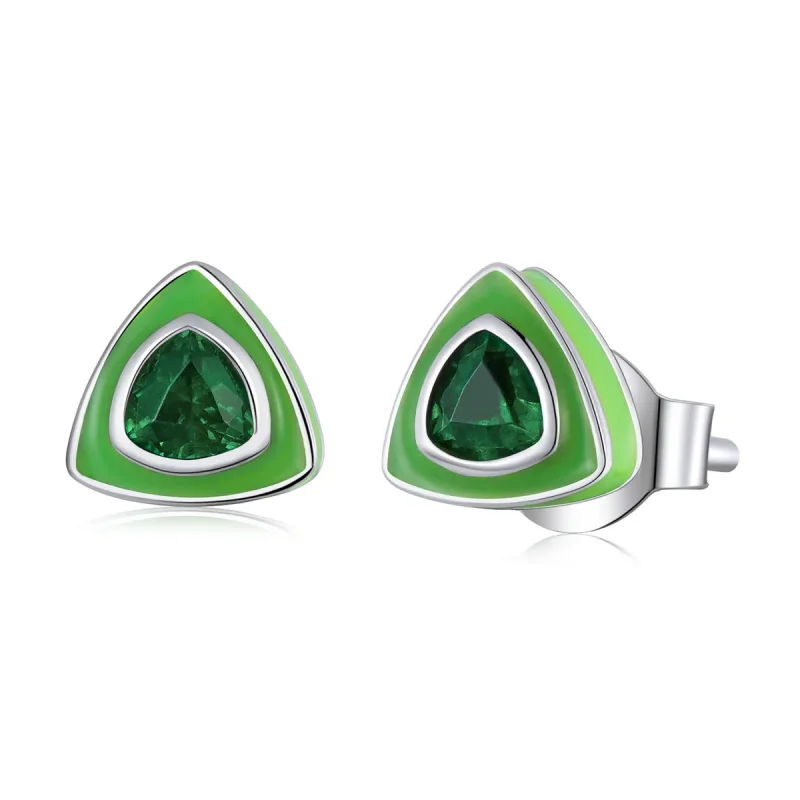 (image for) PANDORA Style Simple Triangle Stud Earrings - SCE1368 - Product Image