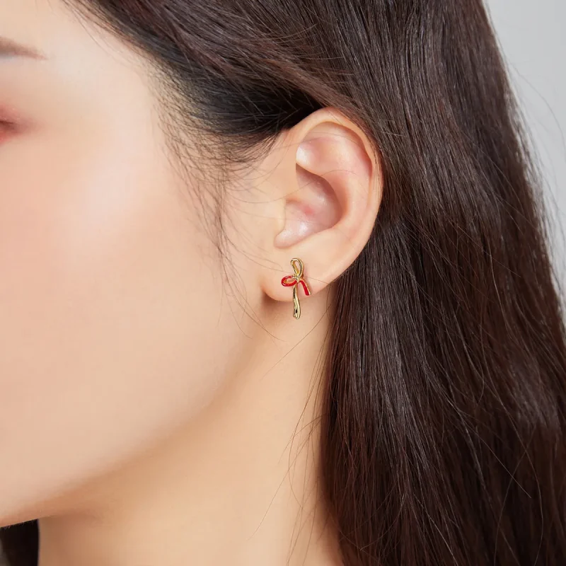 (image for) PANDORA Style Small Wish Stud Earrings - SCE1058 - View 3