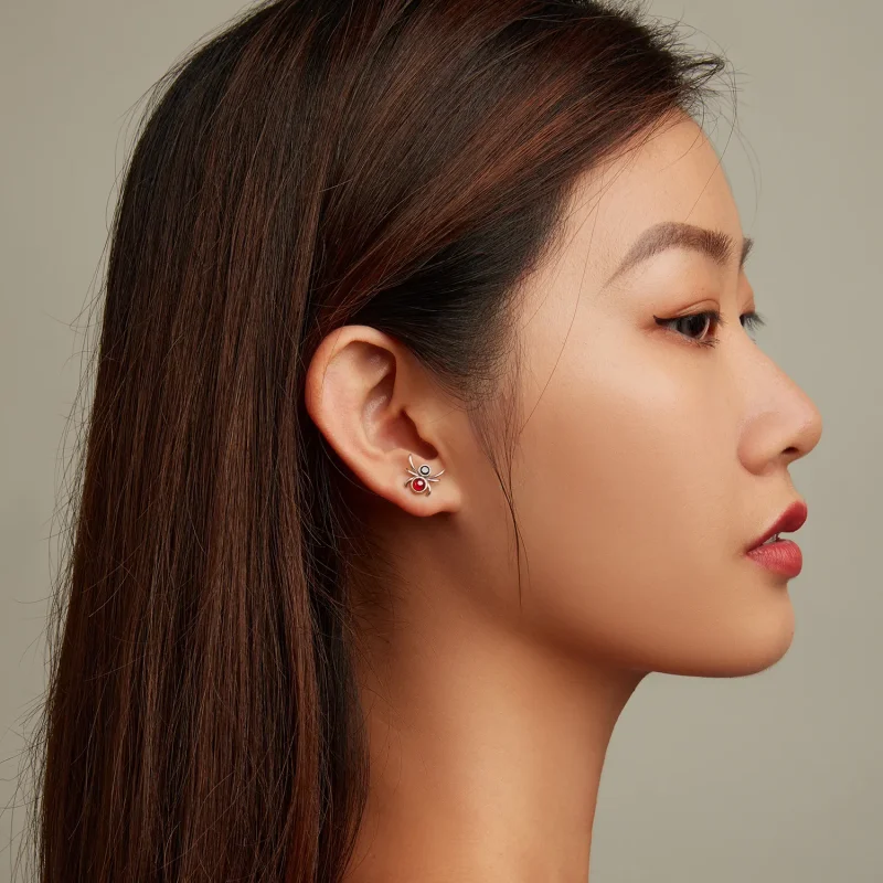 (image for) PANDORA Style Spider Stud Earrings - SCE1517 - View 5