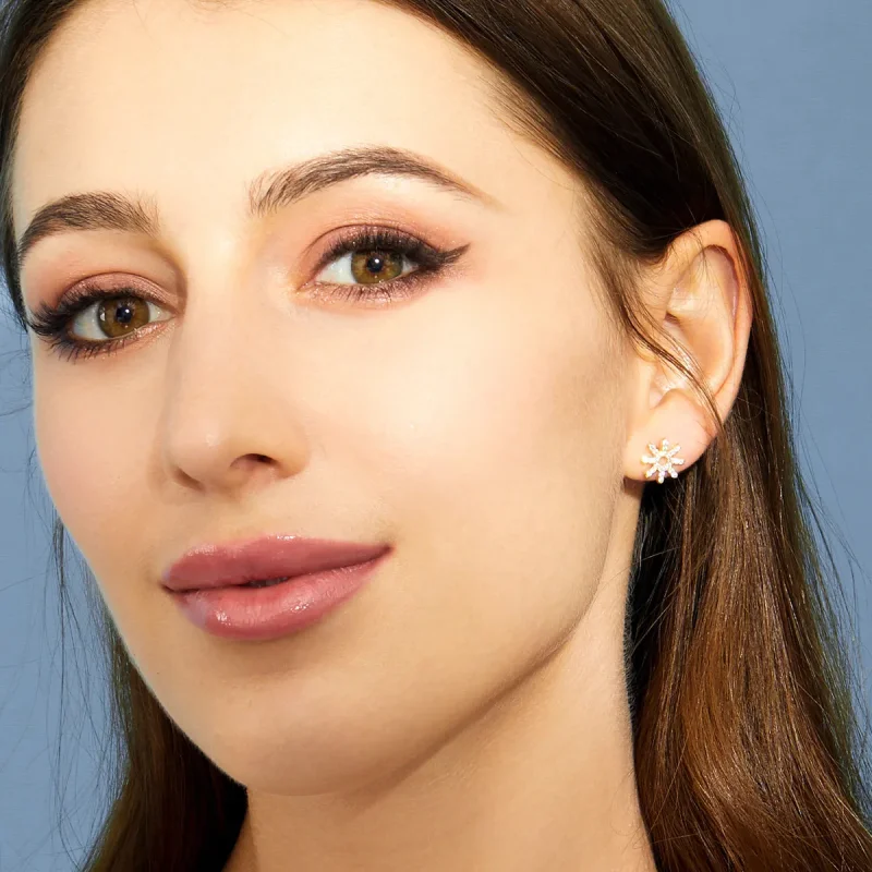 (image for) PANDORA Style Star Stud Earrings - BSE257 - View 7