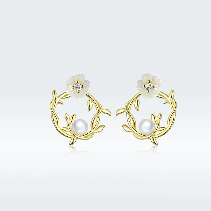 (image for) PANDORA Style Summer Flowers Stud Earrings - BSE309 - Product Image