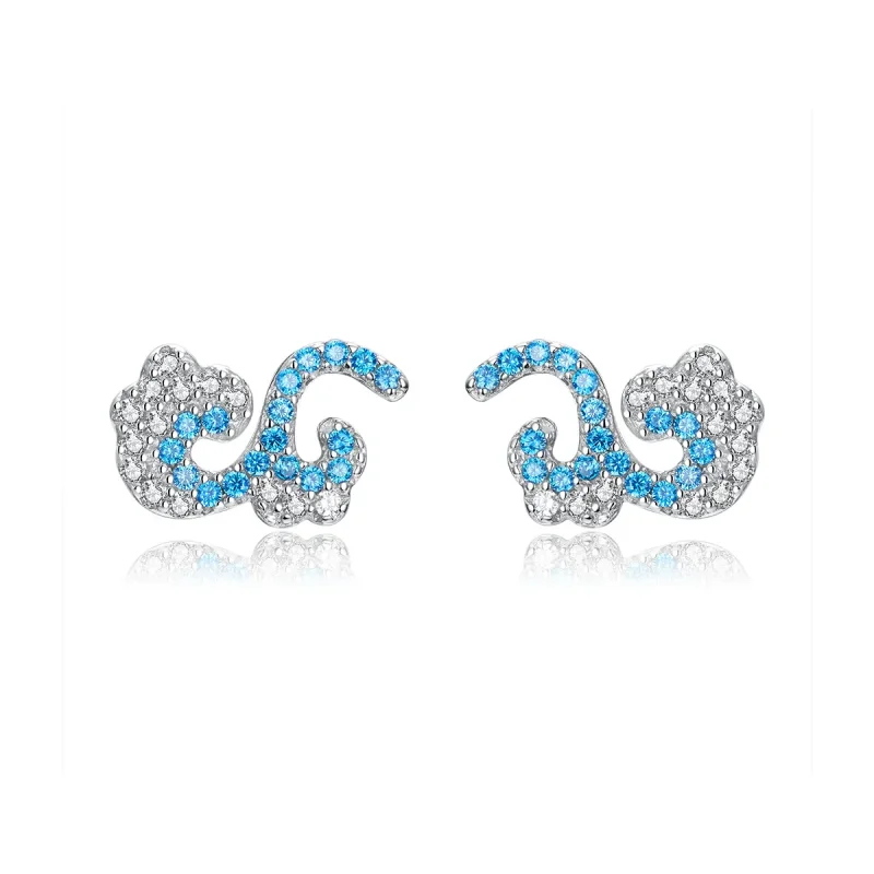 (image for) PANDORA Style Summer Spray Stud Earrings - BSE121 - Product Image