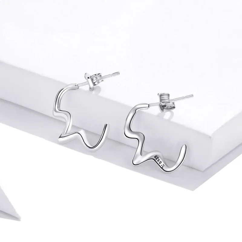 (image for) PANDORA Style Summer Waves Stud Earrings - SCE1196 - View 2