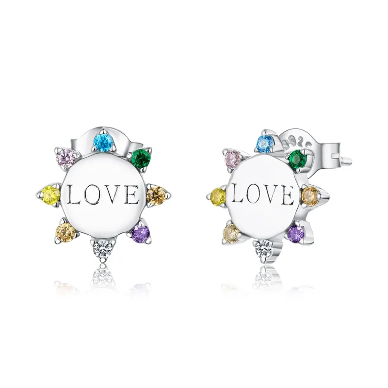 (image for) PANDORA Style Sweet Love Stud Earrings - SCE892 - Product Image