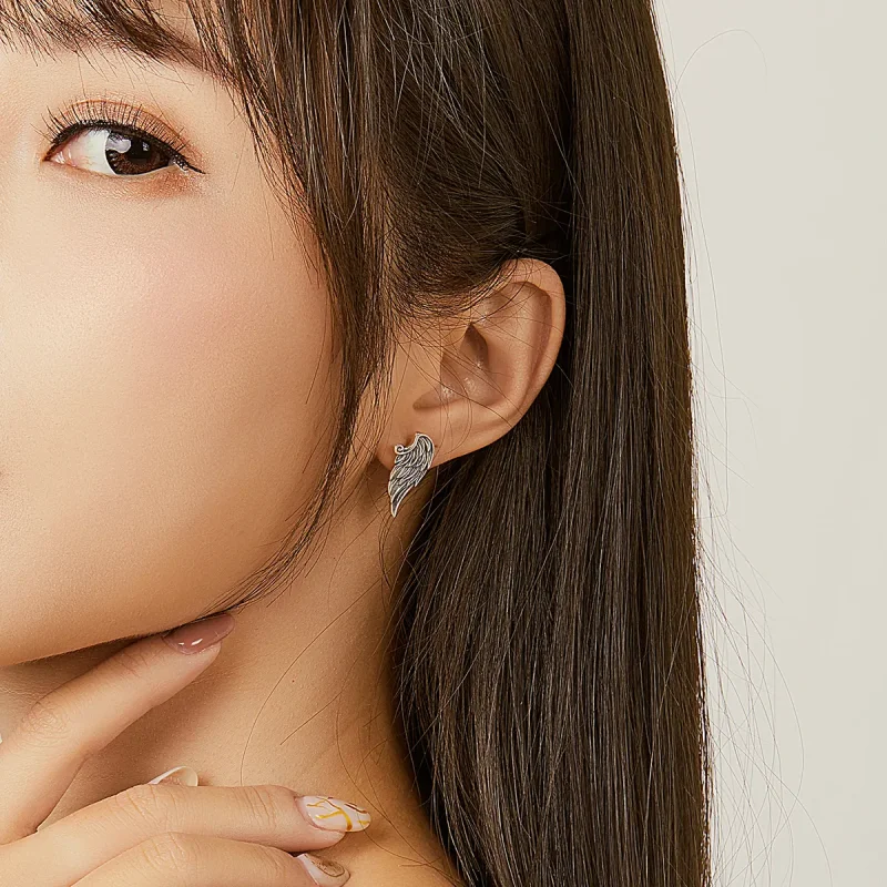 (image for) PANDORA Style Wing Stud Earrings - BSE343 - View 6