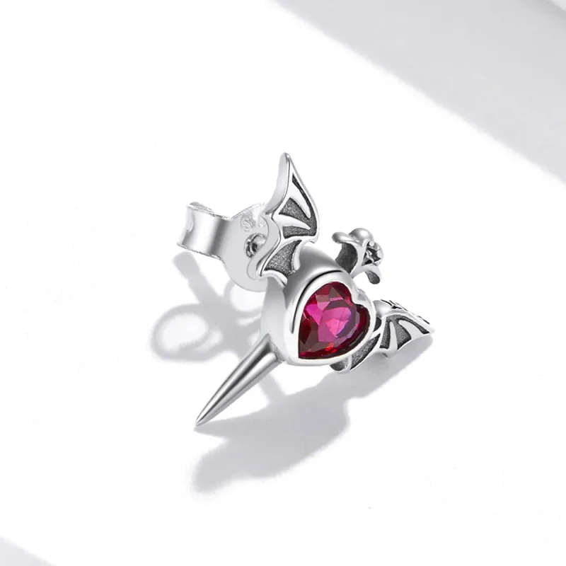 (image for) PANDORA Style Wings Love Stud Earrings - SCE1179 - View 3