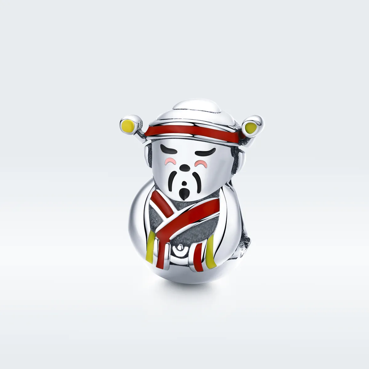 Pandora Style Silver Charm, Master of Wealth, Multicolor Enamel - SCC1373