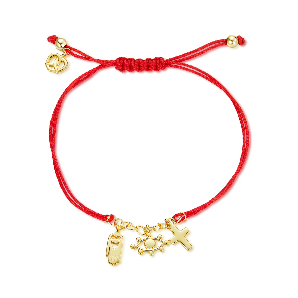 pandora style lucky symbol cord bracelet scb226