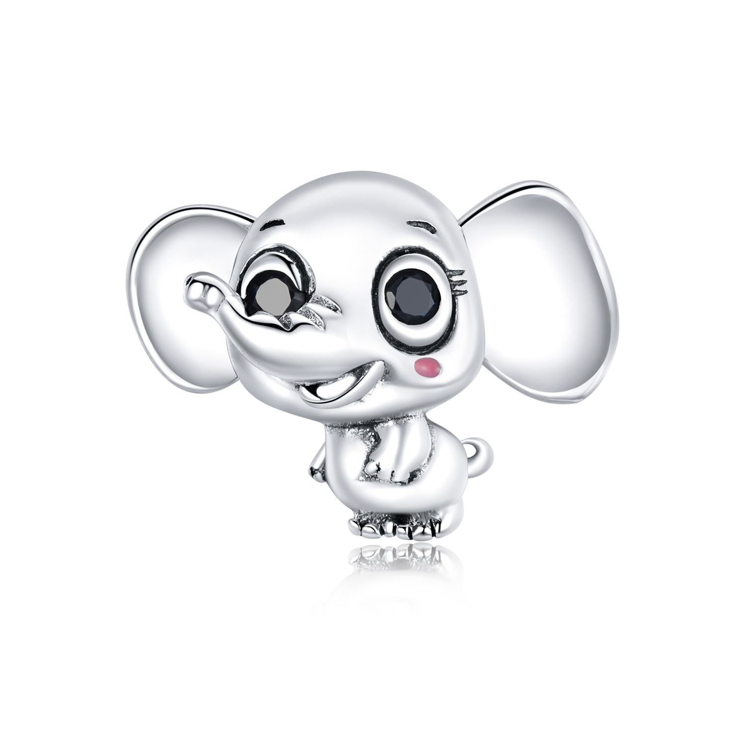 pandora style cute baby elephant charm scc1646