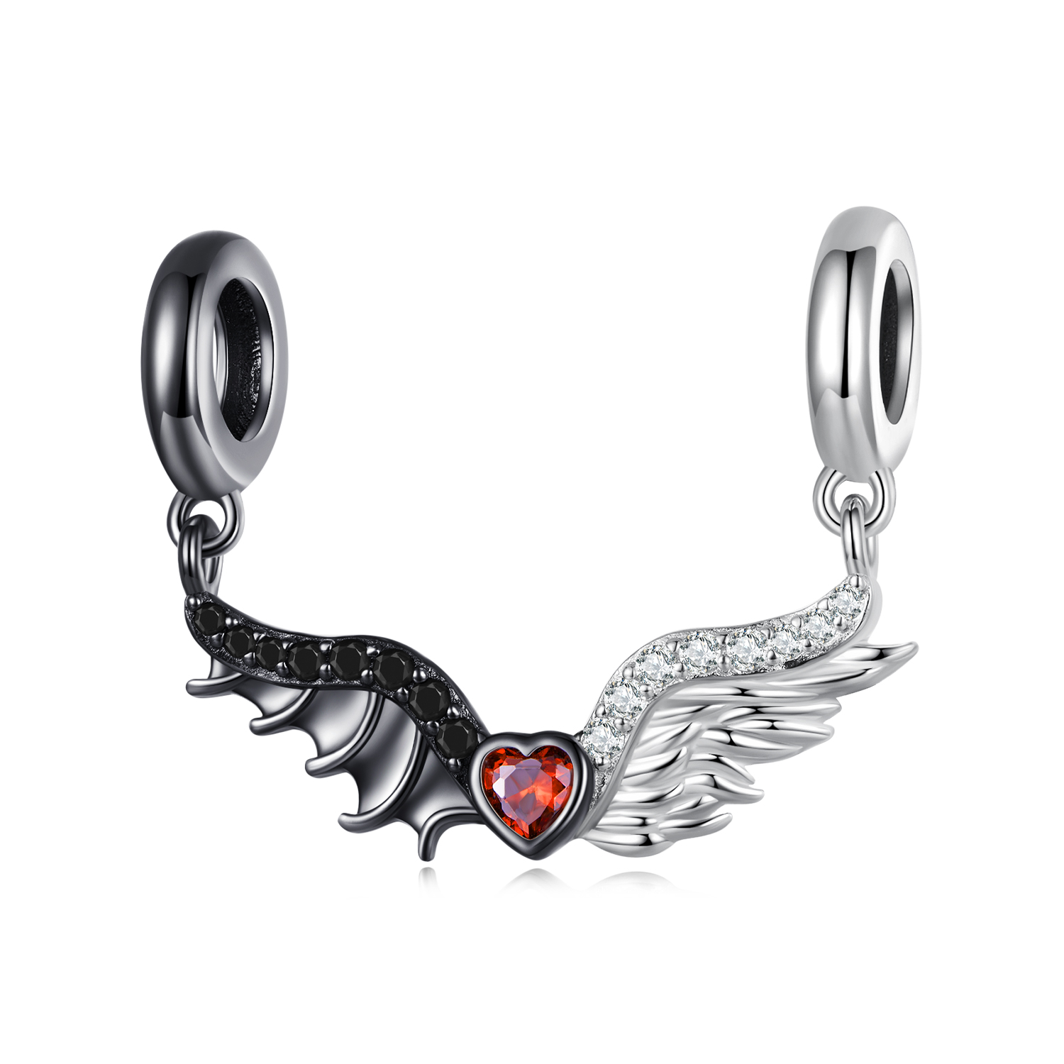 pandora style devils and angels charm bsc693