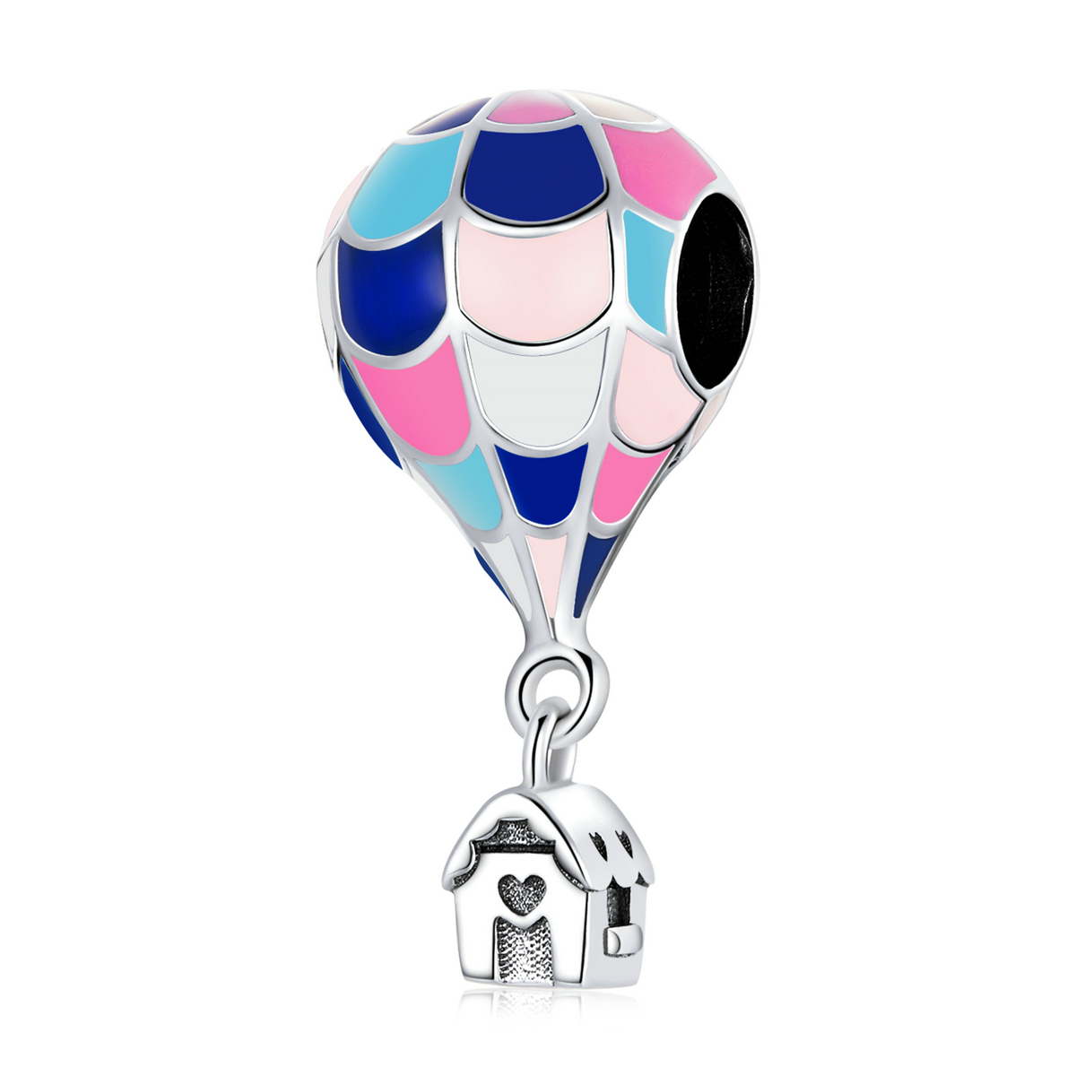 pandora style dream hot air balloon charm bsc545