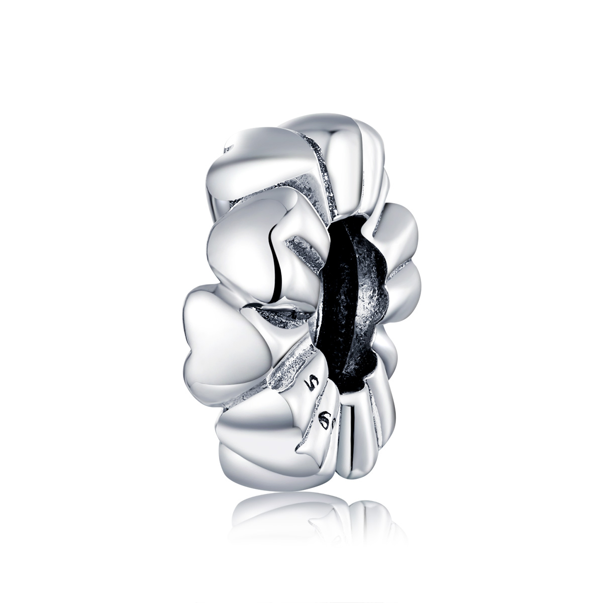 pandora style heart to heart charm scc1521