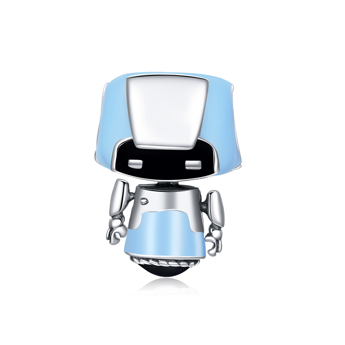 pandora style sapphire robot charm scc1773