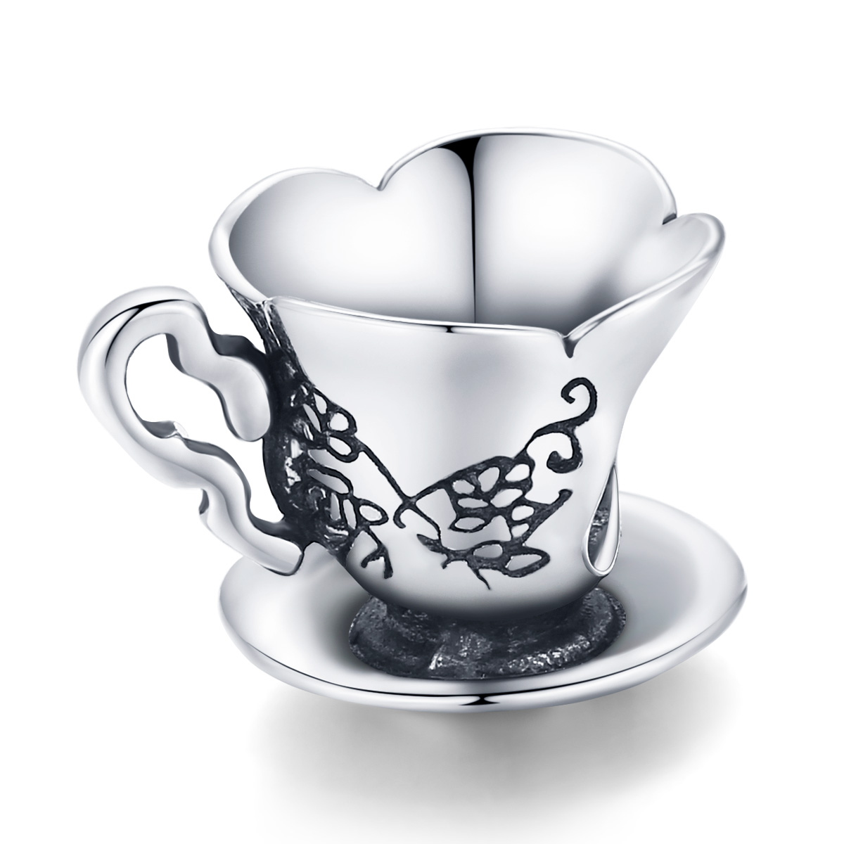 pandora style vintage teacup charm scc1899