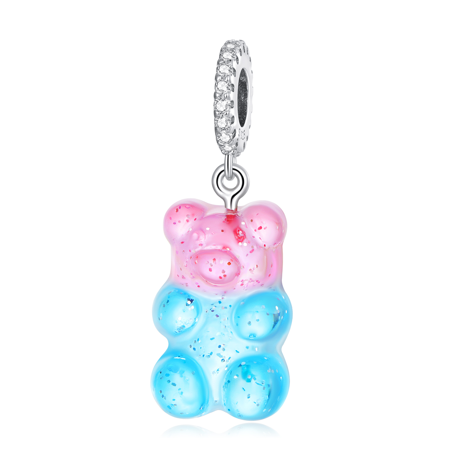 pandora style candy bear dangle charm scc2221