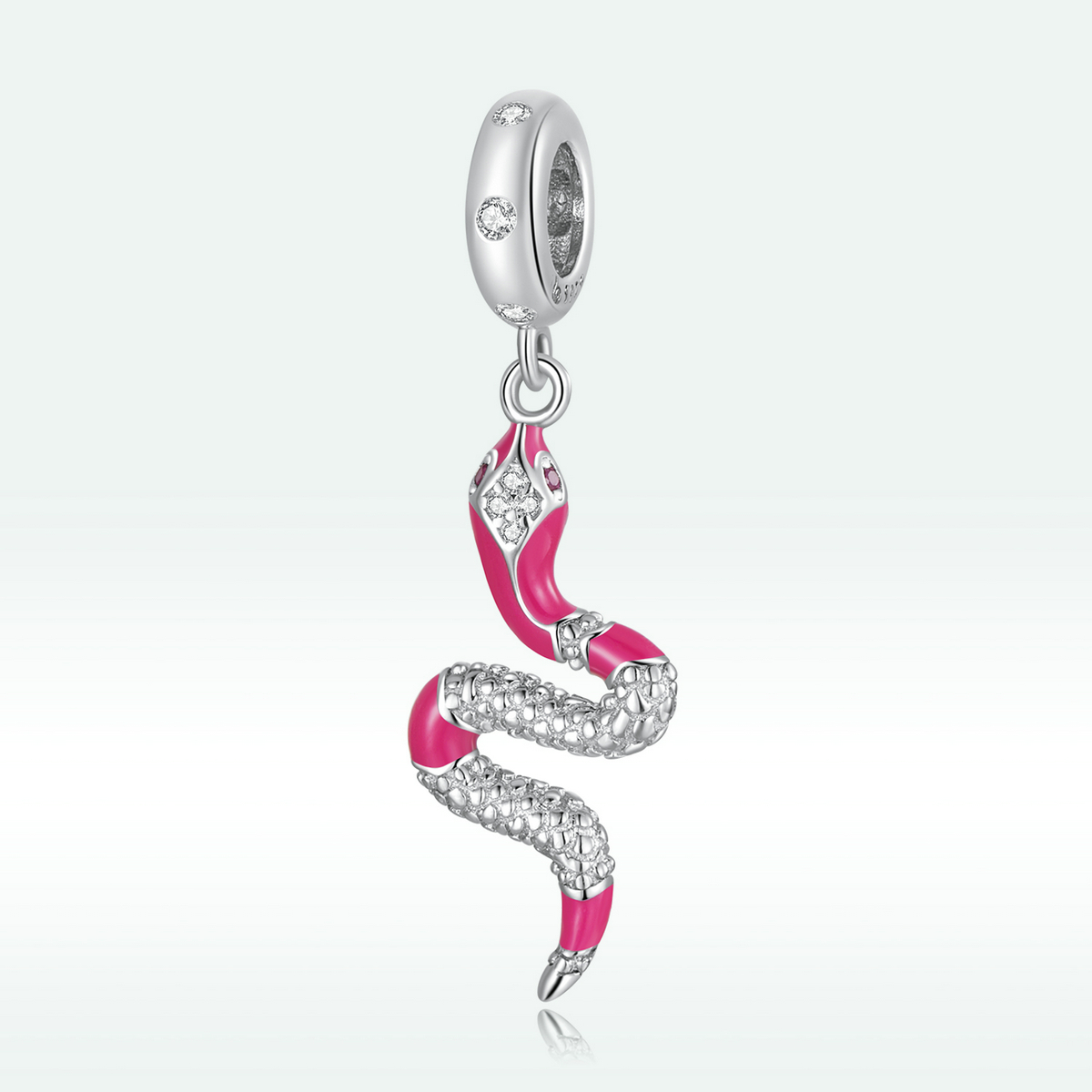 pandora style delicate spirit serpent dangle charm bsc577